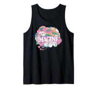 Ufficiale John Lennon Rainbows Love And Peace Rock Band Canotta