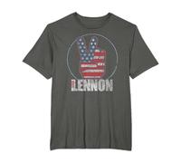 Ufficiale John Lennon Simbolo Pace Vintage Retro Rock Pop Maglietta