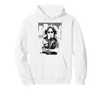 Ufficiale John Lennon Vintage retrò Rock Legend 70s Felpa con Cappuccio