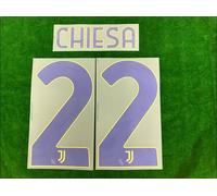 UFFICIALE JUVENTUS FC 3° 2021-22 SERIE A NOME E NUMERAZIONE STAMPA DECOGRAFICA