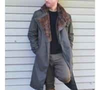 Ufficiale K Ryan Gosling 2049 Blade Runner Cappotto Lungo In Cotone