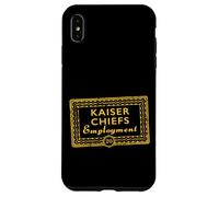 Ufficiale Kaiser Chiefs Employment Logo Indie Rock Band Custodia per iPhone XS Max