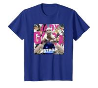 Ufficiale Lady Gaga Artpop Maglietta, Bambini, Blu Reale, 2 Anni
