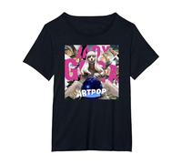 Ufficiale Lady Gaga Artpop Maglietta, Donna Plus-Size, Nero, 4X