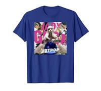 Ufficiale Lady Gaga Artpop Maglietta, Uomo, Blu Reale, XL