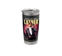 Ufficiale Luther Vandross Never Too Much Artwork Bicchiere termico in acciaio inox doppia parete