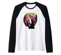 Ufficiale Luther Vandross Never Too Much Artwork Maglia con Maniche Raglan