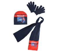 Ufficiale Marvel Bambini Ragazzi Spiderman Avengers Cappello Ponpon Guanti