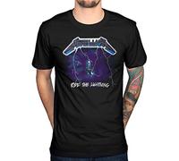 Ufficiale Metallica Ride The Lightning t-Shirt Band Metallica James Hetfield Death Magnetic Black Medium