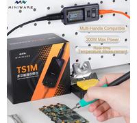UFFICIALE MINIWARE TS1M Mini Stazione di Saldatura Display Digitale Portatile 210/245 Punta della Maniglia Kit di Riparazione di Saldatura di Potere Strumento FAI DA TE