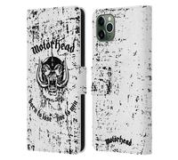 UFFICIALE MOTORHEAD LOGO CUSTODIA COVER A PORTAFOGLIO PER APPLE iPHONE TELEFONI