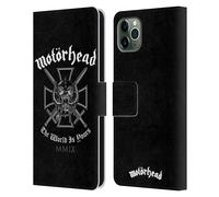 UFFICIALE MOTORHEAD LOGO CUSTODIA COVER A PORTAFOGLIO PER APPLE iPHONE TELEFONI