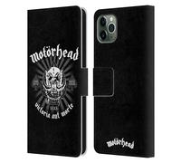 UFFICIALE MOTORHEAD LOGO CUSTODIA COVER A PORTAFOGLIO PER APPLE iPHONE TELEFONI