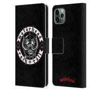 UFFICIALE MOTORHEAD LOGO CUSTODIA COVER A PORTAFOGLIO PER APPLE iPHONE TELEFONI