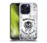 UFFICIALE MOTORHEAD LOGO CUSTODIA COVER MORBIDA IN GEL PER APPLE iPHONE TELEFONI