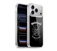 UFFICIALE MOTORHEAD LOGO CUSTODIA COVER MORBIDA IN GEL PER APPLE iPHONE TELEFONI