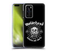 UFFICIALE MOTORHEAD LOGO CUSTODIA COVER MORBIDA IN GEL PER HUAWEI TELEFONI