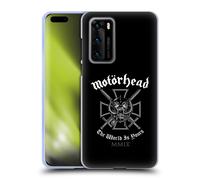 UFFICIALE MOTORHEAD LOGO CUSTODIA COVER MORBIDA IN GEL PER HUAWEI TELEFONI