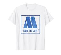 Ufficiale Motown Logo R&B Soul Detroit Vintage Etichetta Maglietta