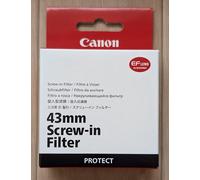UFFICIALE NUOVO Canon protect filtro 43mm / Giappone / POSTA AEREA con...