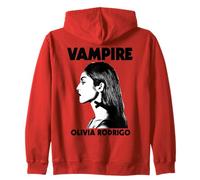 Ufficiale Olivia Rodrigo Vampire Canzone Pop-Rock Felpa con Cappuccio