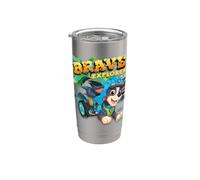 Ufficiale Paw Patrol Brave explorer Dino Rex Bicchiere termico in acciaio inox doppia parete