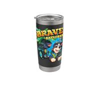 Ufficiale Paw Patrol Brave explorer Dino Rex Bicchiere termico in acciaio inox doppia parete