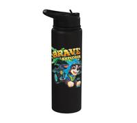 Ufficiale Paw Patrol Brave explorer Dino Rex Stainless Steel Insulated Water Bottle