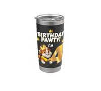 Ufficiale Paw Patrol Rubble Birthday Pawty I'm 4 Party Bicchiere termico in acciaio inox doppia parete