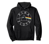 Ufficiale Pink Floyd Band Prism Album Circle Logo Felpa con Cappuccio