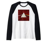Ufficiale Pink Floyd Flowers Prism Maglia con Maniche Raglan