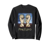 Ufficiale Pink Floyd Metal Heads Front And Back Felpa