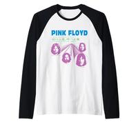 Ufficiale Pink Floyd One of These Days Progressive Rock Band Maglia con Maniche Raglan