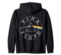 Ufficiale Pink Floyd Prism Album Circle Logo Felpa con Cappuccio