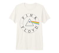 Ufficiale Pink Floyd Prism Black Maglietta Premium