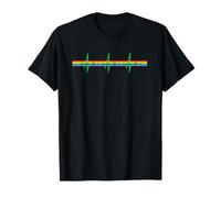 Ufficiale Pink Floyd Prism Heartbeat Rock Band Maglietta