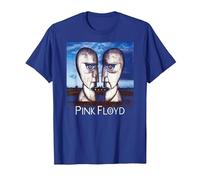 Ufficiale Pink Floyd The Division Bell Rock Maglietta, Uomo, Blu Reale, L