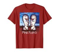 Ufficiale Pink Floyd The Division Bell Rock Maglietta, Uomo, Mirtillo Rosso, L