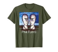 Ufficiale Pink Floyd The Division Bell Rock Maglietta, Uomo, Oliva, S