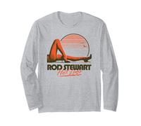 Ufficiale Rod Stewart Hot Legs 1977 Rock Vintage retrò Maglia a Manica