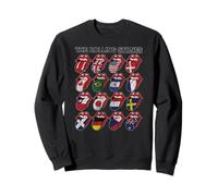 Ufficiale Rolling Stones Tour Mondiale Vintage Rock Felpa