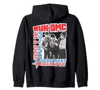 Ufficiale Run DmC Hollis Crew Hip Hop Rap Band Vintage retrò Felpa con Cappuccio