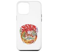 Ufficiale Saxon Forever Free Heavy Metal Band Vintage Custodia per iPhone 12 Pro Max
