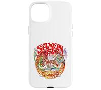 Ufficiale Saxon Forever Free Heavy Metal Band Vintage Custodia per iPhone 15 Plus
