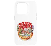 Ufficiale Saxon Forever Free Heavy Metal Band Vintage Custodia per iPhone 15 Pro