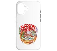 Ufficiale Saxon Forever Free Heavy Metal Band Vintage Custodia per iPhone 16