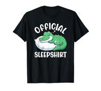 Ufficiale Sleepshirt Crocodile Sarcastico Sleeping Animals Maglietta