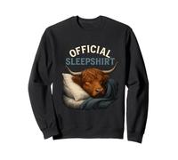 Ufficiale Sleepshirt Funny Highland Cows Donne Ragazze Felpa