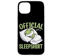 Ufficiale Sleepshirt Gecko Sarcastico Sleeping Animals Sleep Custodia per iPhone 15 Plus