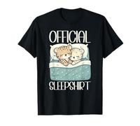 Ufficiale Sleepshirt Leopard Sarcastico Sleeping Animals Maglietta